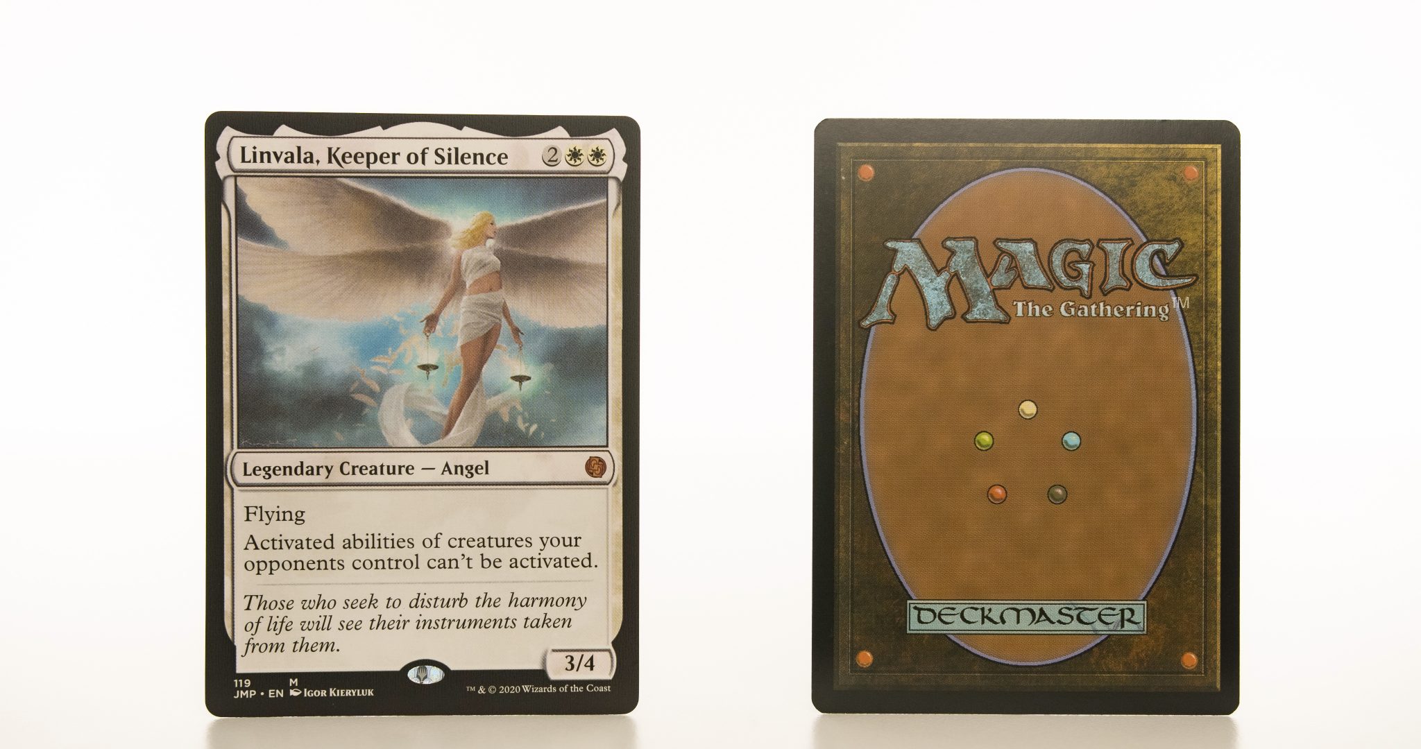 Linvala, Keeper of Silence Jumpstart (JMP) hologram mtg proxy magic the