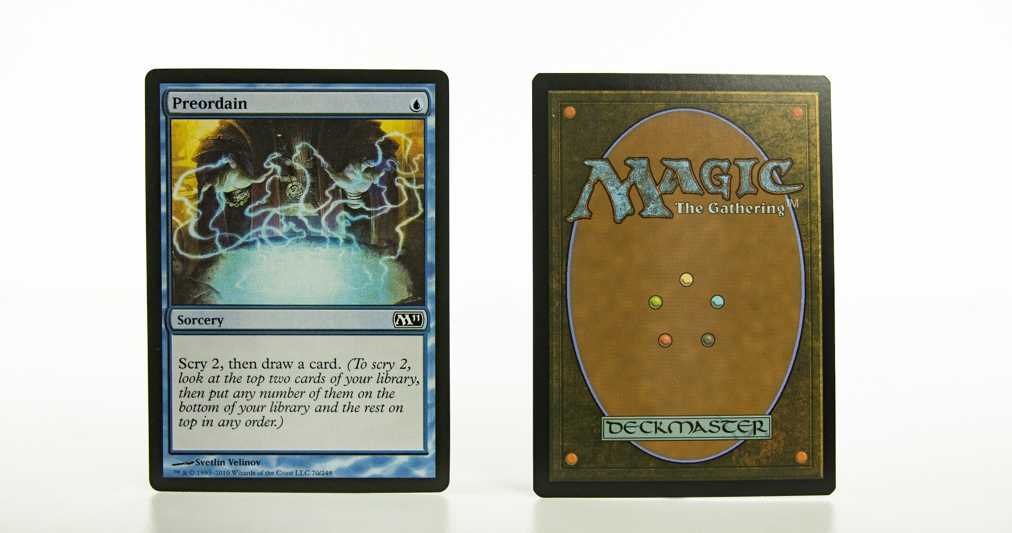 Preordain M11 (Magic 2011 Core Set) mtg proxy magic the gathering ...