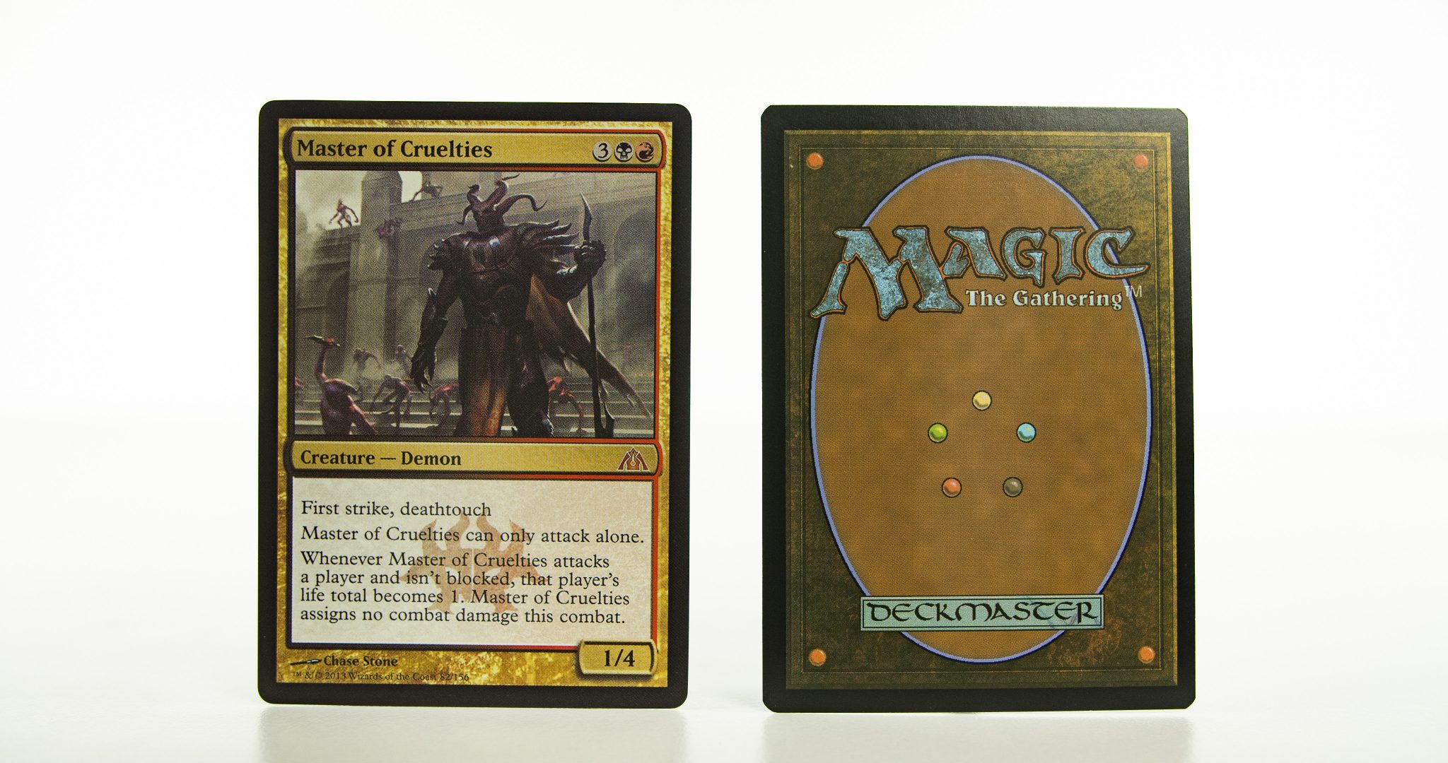 Master Of Cruelties Dgm (dragons Maze) Mtg Proxy Magic The Gathering 