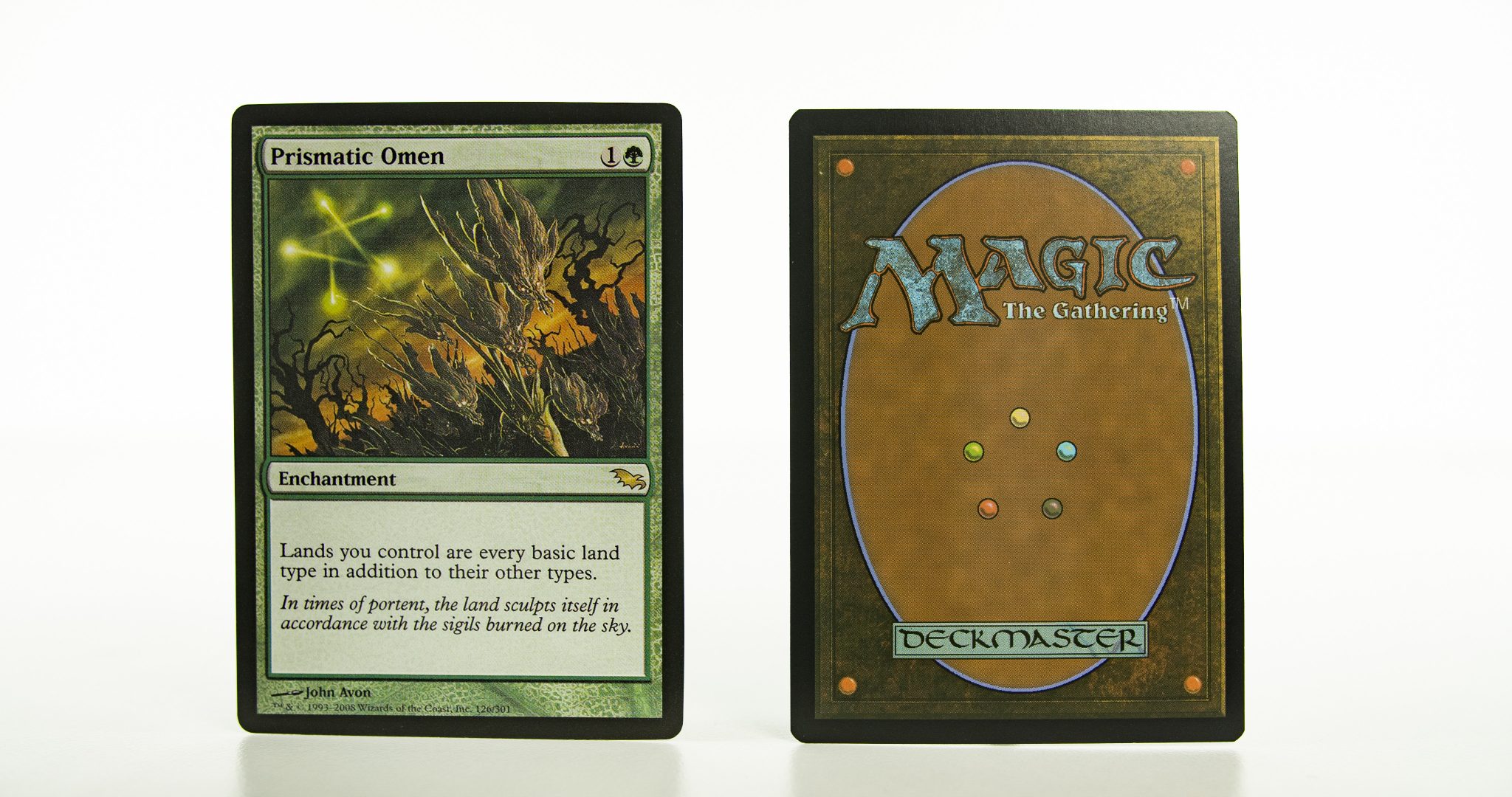 Prismatic Omen SHM (Shadowmoor) mtg proxy magic the gathering ...