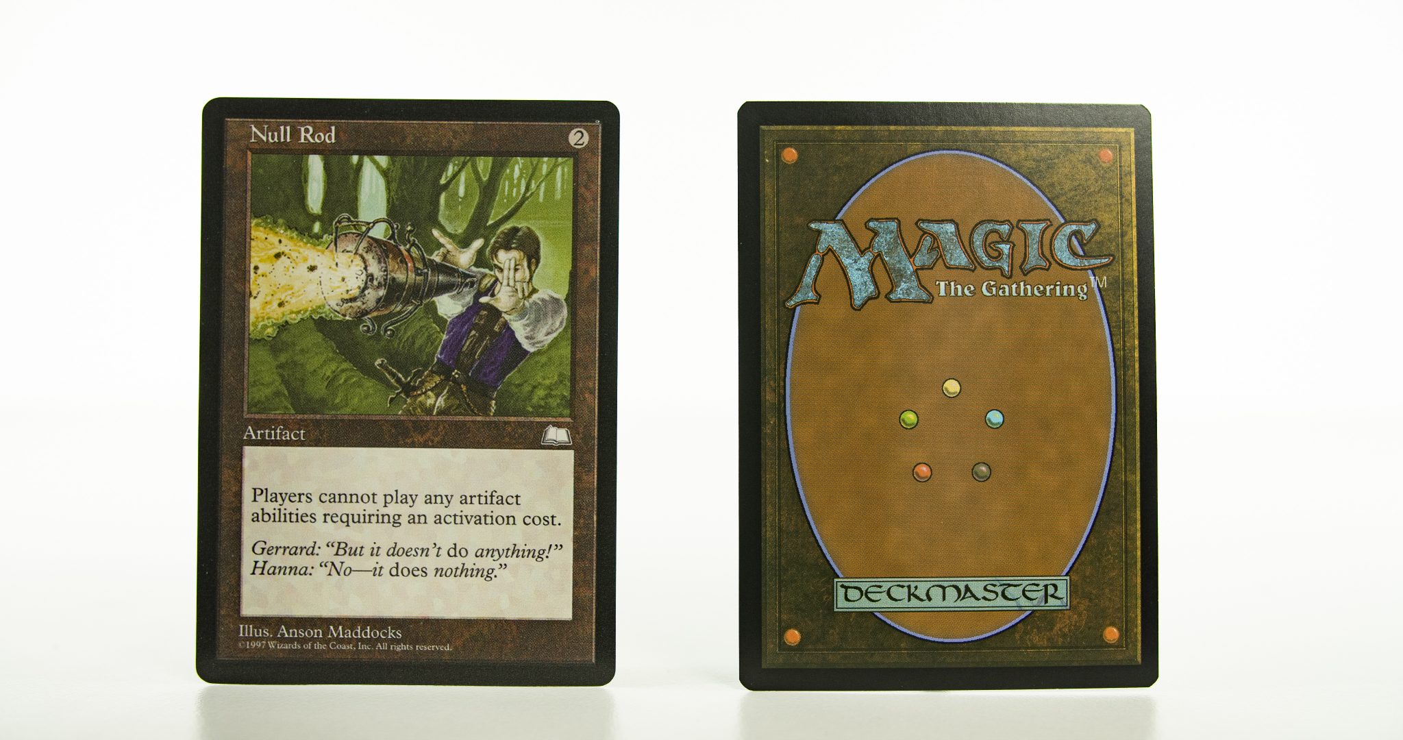 Null Rod WL (Weatherlight) WTH mtg proxy magic the gathering tournament ...