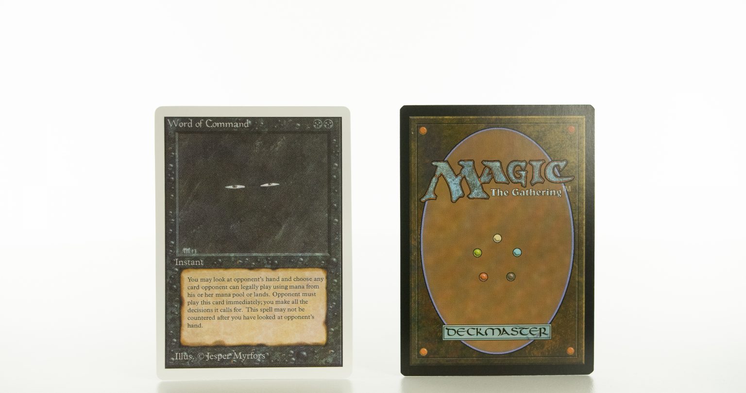 Word of Command Unlimited Edition 2ED mtg proxy magic the gathering ...