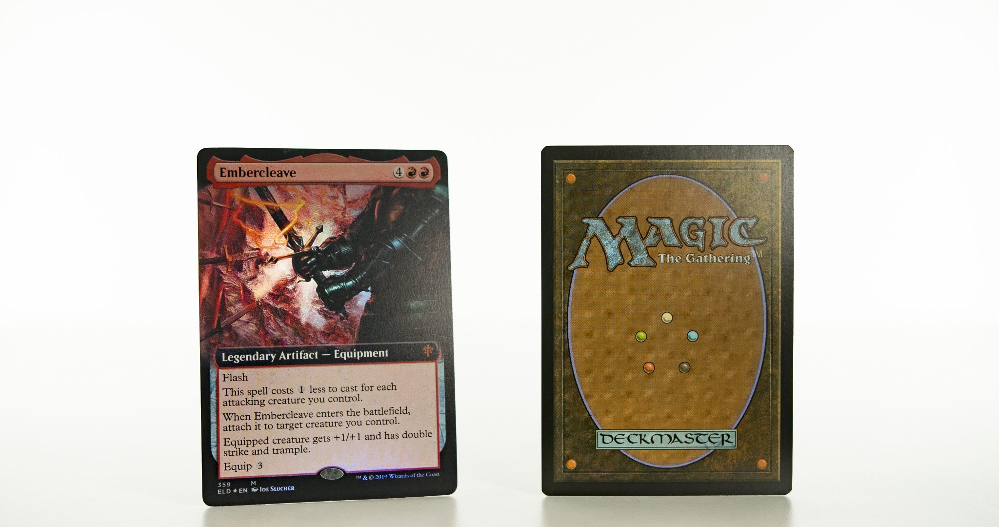 Embercleave (extended art) ELD Throne of Eldraine foil mtg proxy magic ...