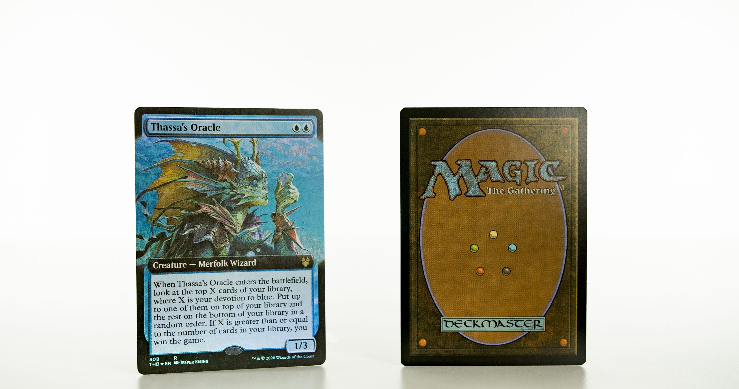 Thassa’s Oracle Extended Art Theros Beyond Death (THB) Foil Mtg Proxy ...