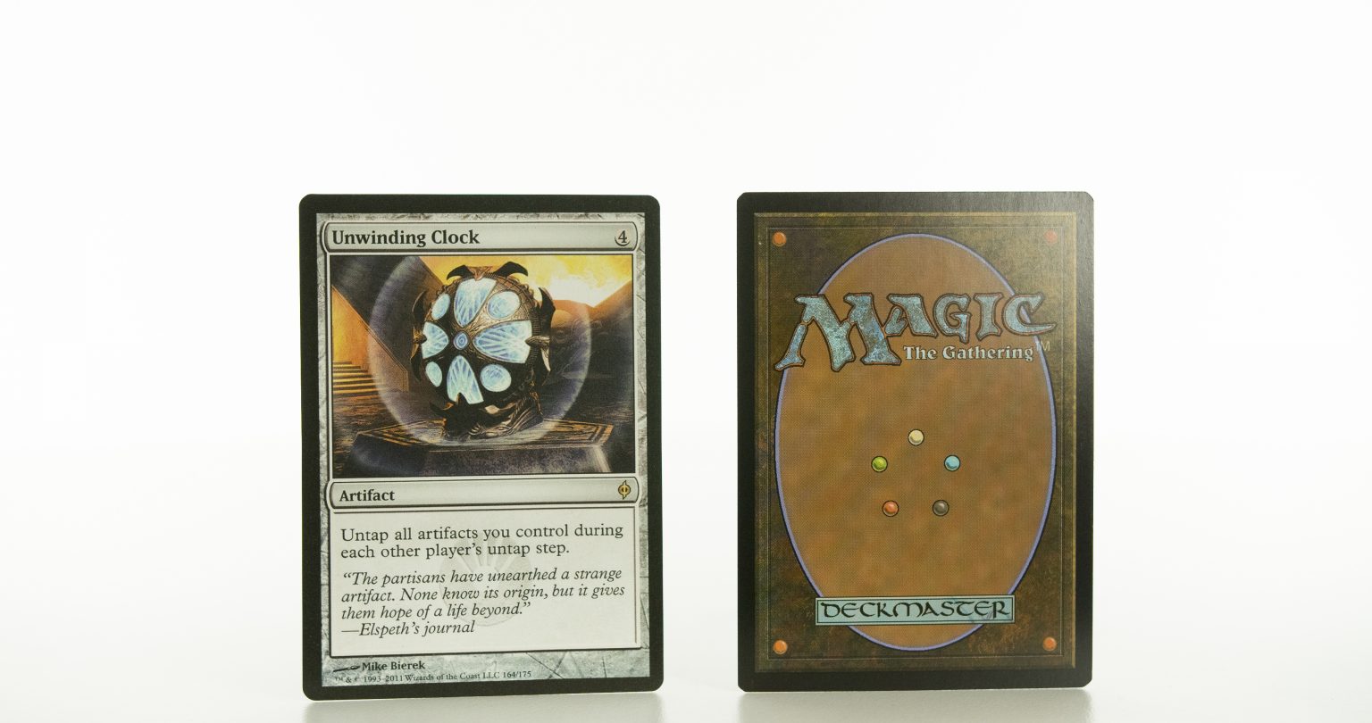 Unwinding Clock NPH (New Phyrexia) mtg proxy magic the gathering ...