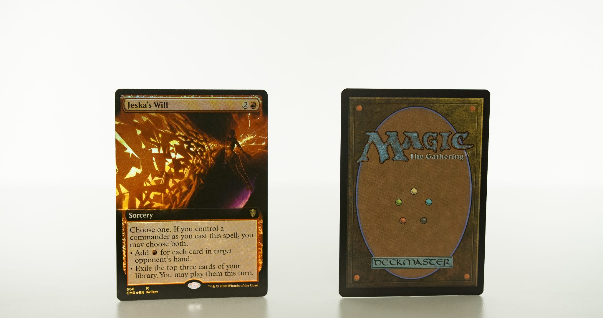 Jeska’s Will extended art Commander Legends (CMR) foil mtg proxy magic ...