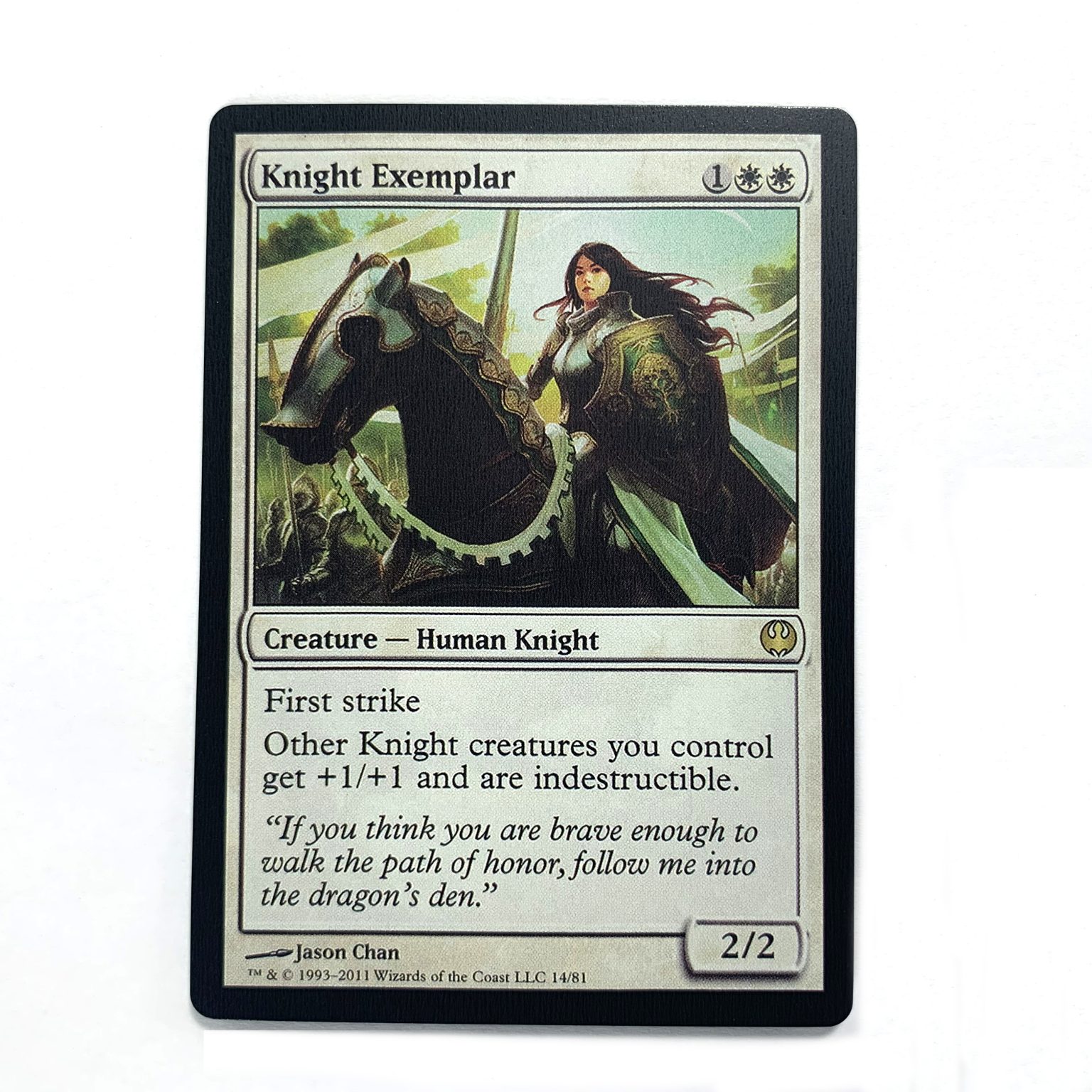 Knight Exemplar Duel Decks: Knights vs. Dragons (DDG) mtg proxy magic ...