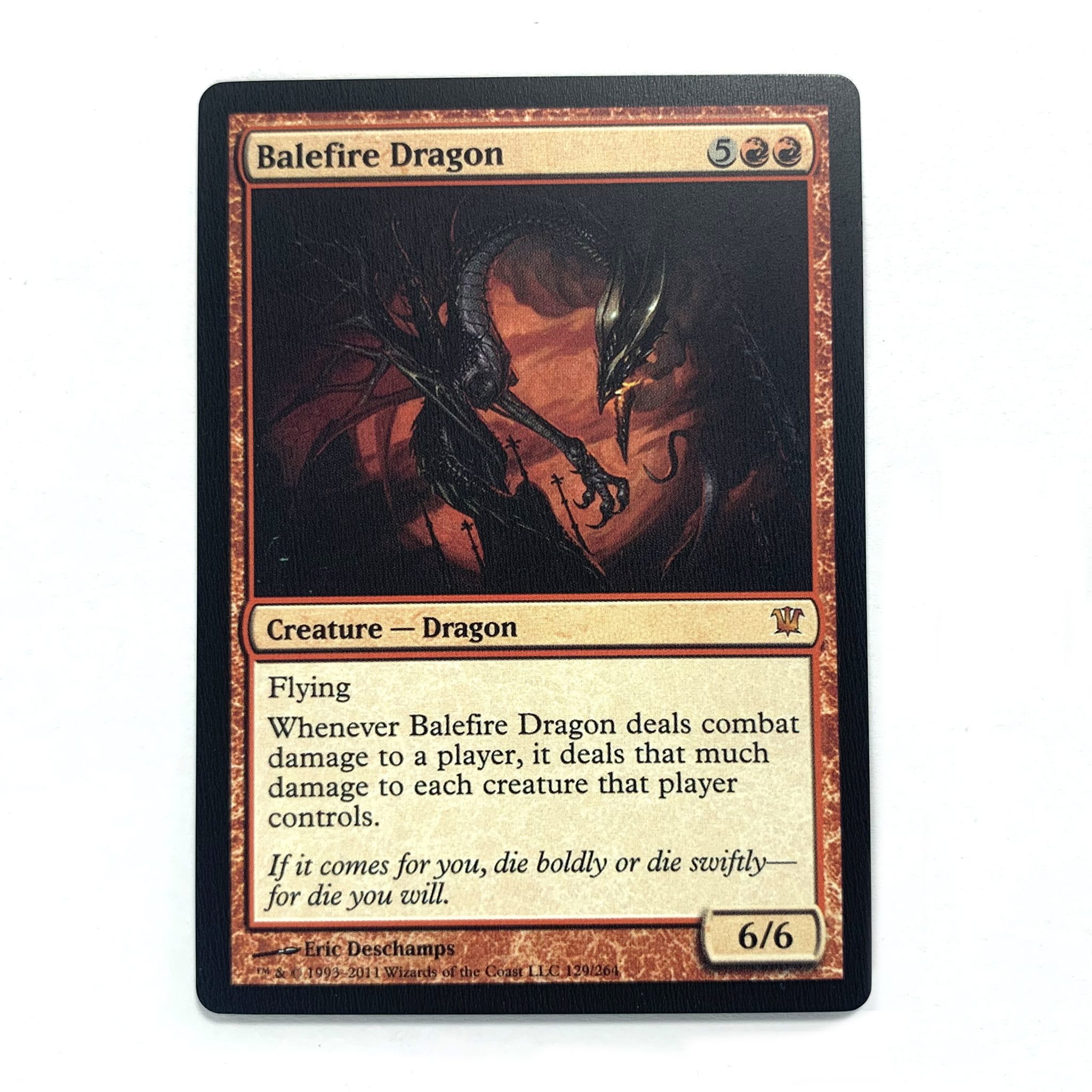 Balefire Dragon Innistrad mtg proxy magic the gathering tournament ...