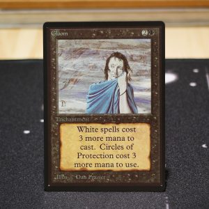 Gloom B Limited Edition Beta (LEB) mtg proxy for GP FNM magic the gathering tournament proxies