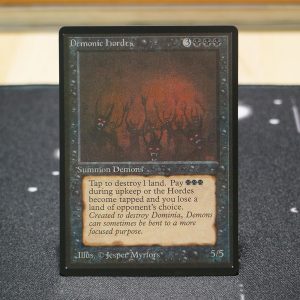 Demonic Hordes B Limited Edition Beta (LEB) mtg proxy for GP FNM magic the gathering tournament proxies