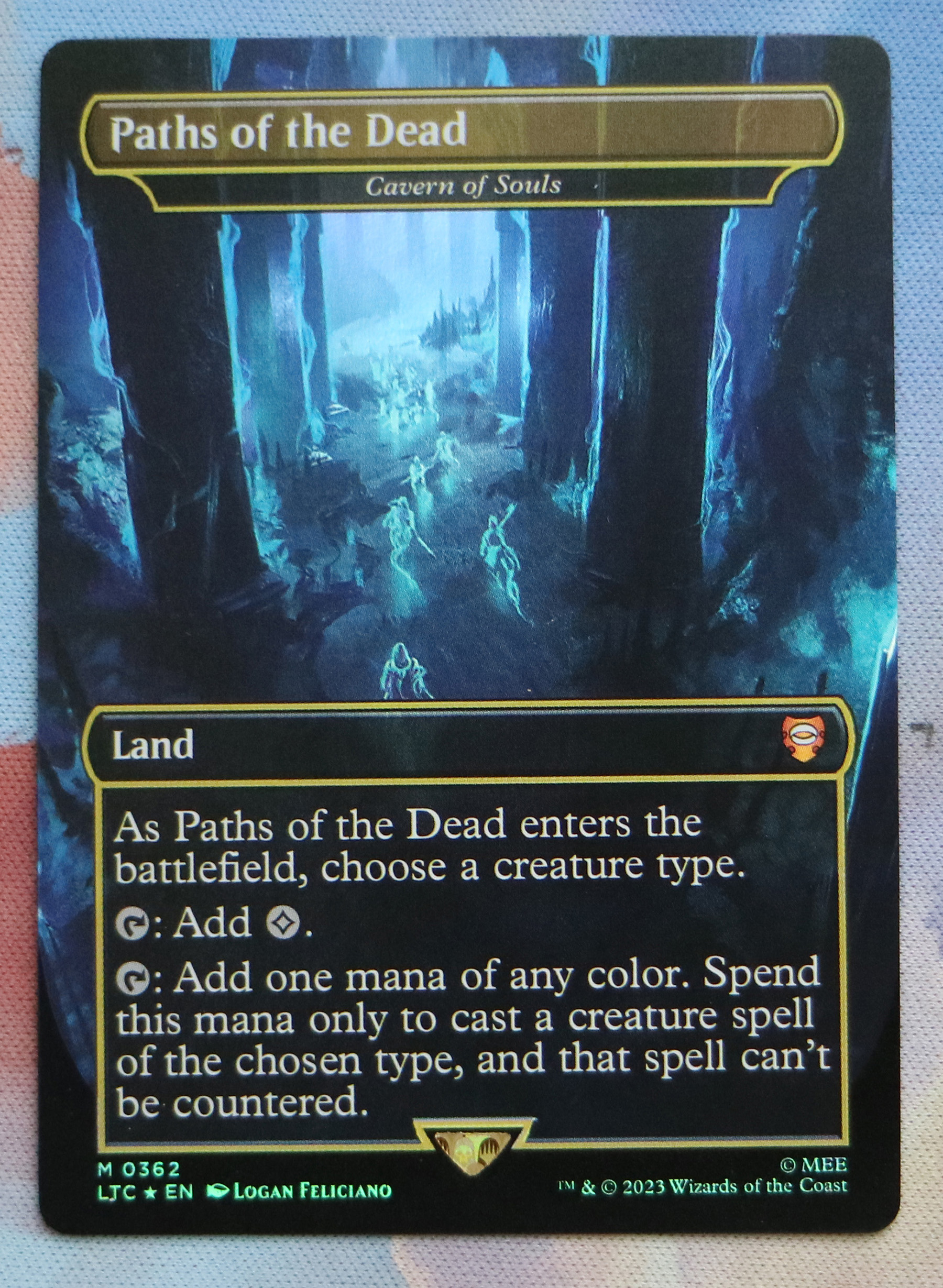 Paths of the Dead (Cavern of Souls) LTC #362 foil – Usea Magic Proxy