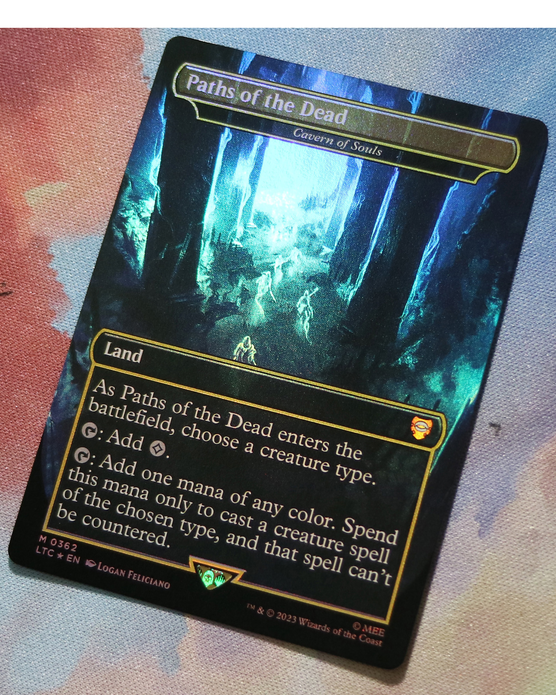 Paths of the Dead (Cavern of Souls) LTC #362 foil – Usea Magic Proxy