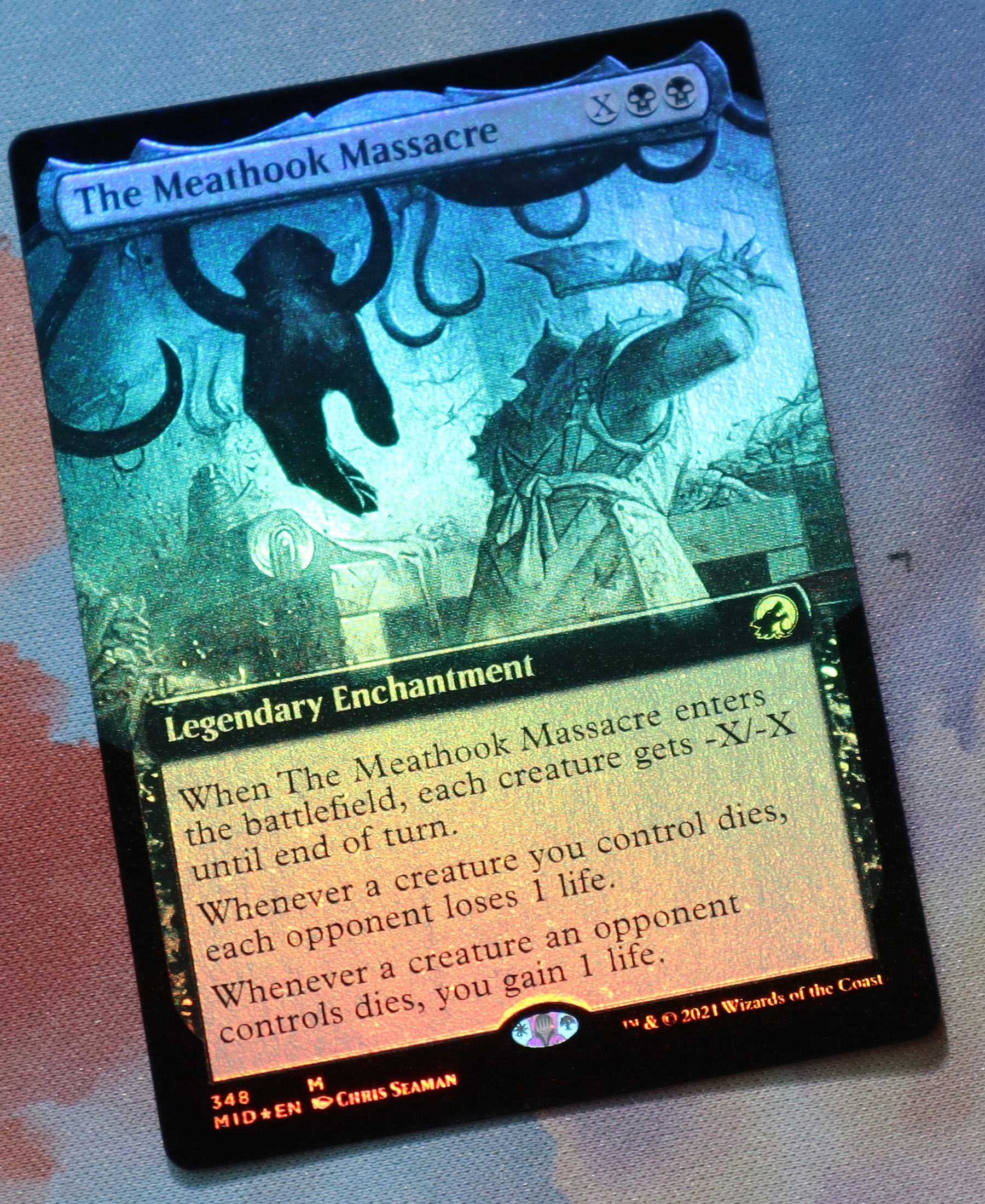 The Meathook Massacre extend art Innistrad: Midnight Hunt (MID) foil – Usea  Magic Proxy